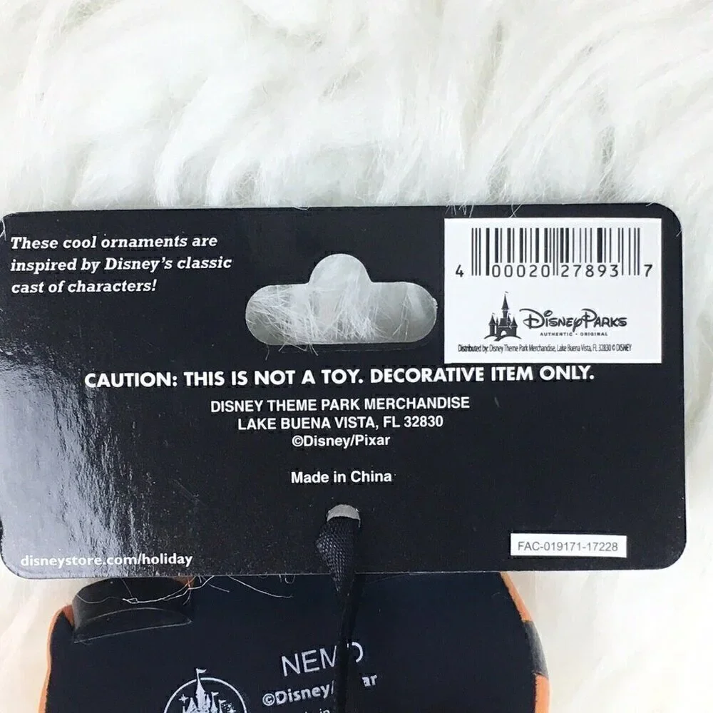 NEW Disney Parks Finding Nemo Car Ornament Racer Christmas Holiday Pixar